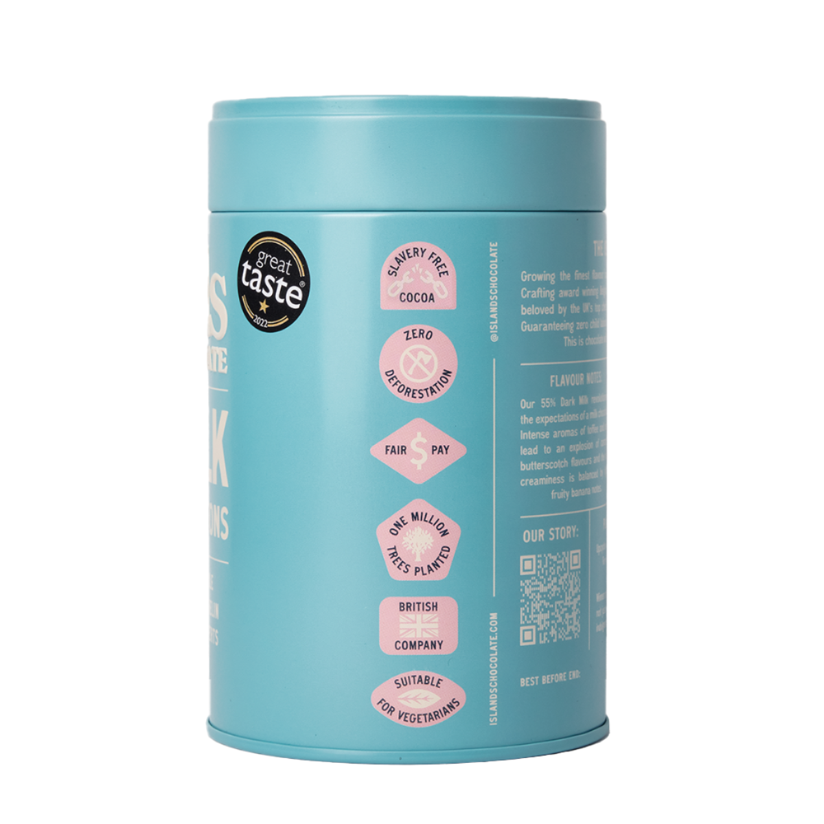 Islands 55% Milk Chocolate Giant Buttons
