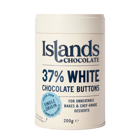 Islands 37% White Chocolate Giant Buttons