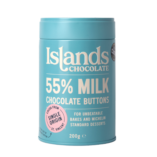 Islands 55% Milk Chocolate Giant Buttons