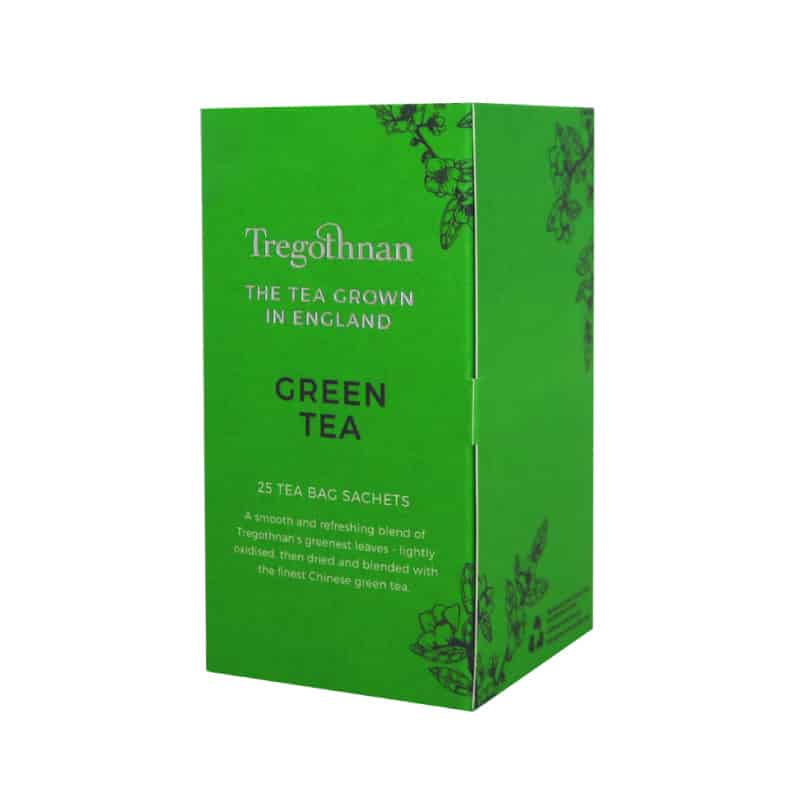 Tregothnan Green Tea 25 Tea Bag Box