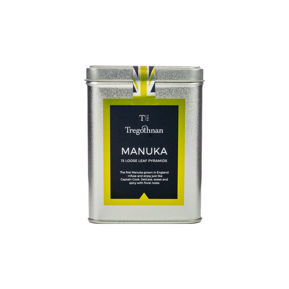 Pyramid Tea Caddy Tregothnan Manuka Tea 15 Pyramid Caddy – Provenance Grocer