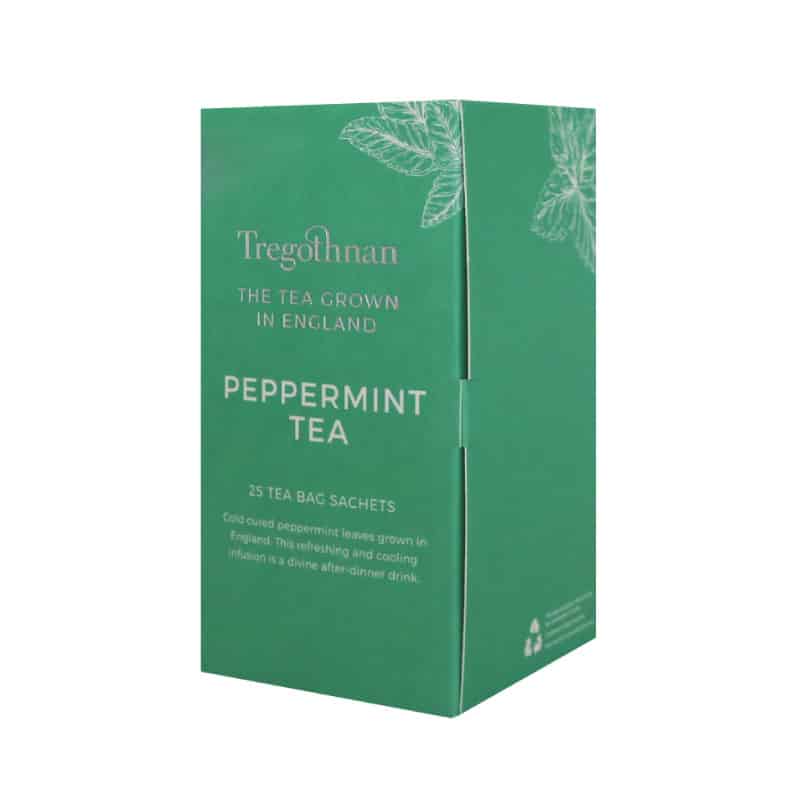 Tregothnan Peppermint Tea 25 Tea Bag Box